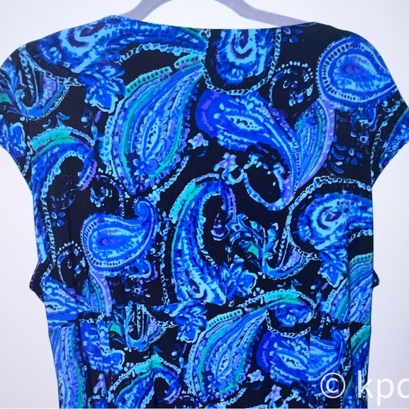 CHAPS V-Neck Dress in Fabulous Condition - Picture 8 of 9